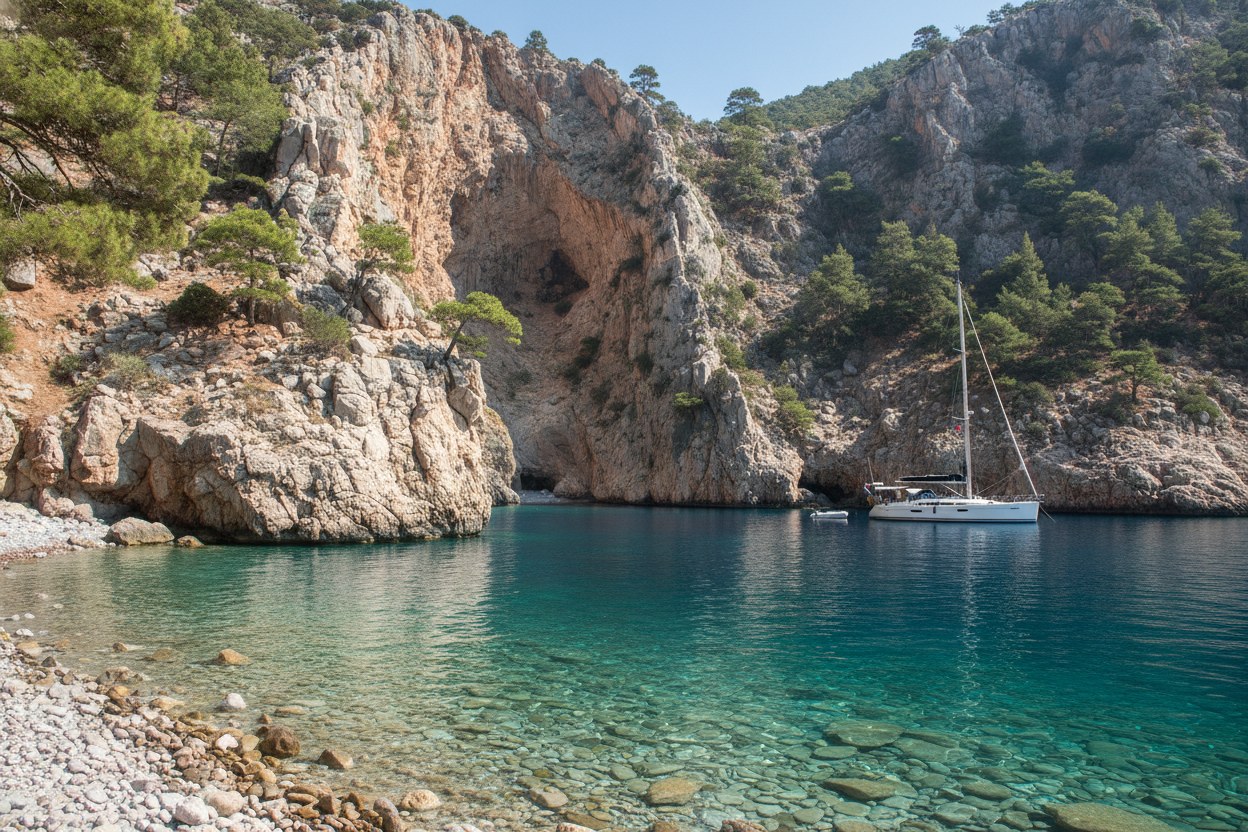 Datça yarımadası dalış rotası