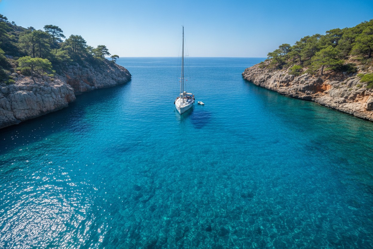 Kaş resif ve duvar dalışı rotası